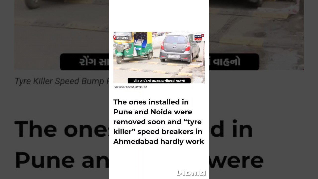 Tyre Killer Speed Bump Fail – Wrong Side Drivers Have No Fear 