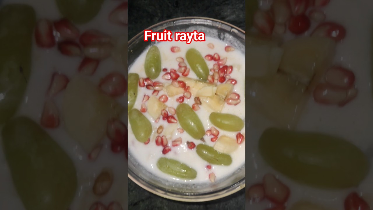 Refreshing Fruit Raita Recipe | Day 5 Navratri Special