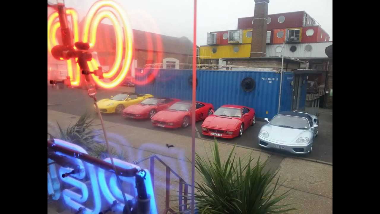 Ferrari meet at Fatboys Diner