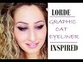 GRAPHIC CAT EYELINER | TUTORIAL INSPIRED BY LORDE