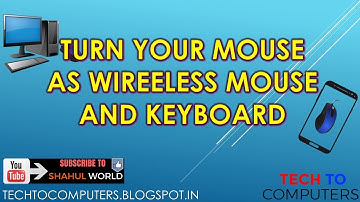 Turn Your Smartphone into a Wireless Mouse & Keyboard for Your Computer l Shahul World