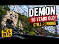 😈 Demon Turns 50!!! Front Row POV | Six Flags Great America 4K