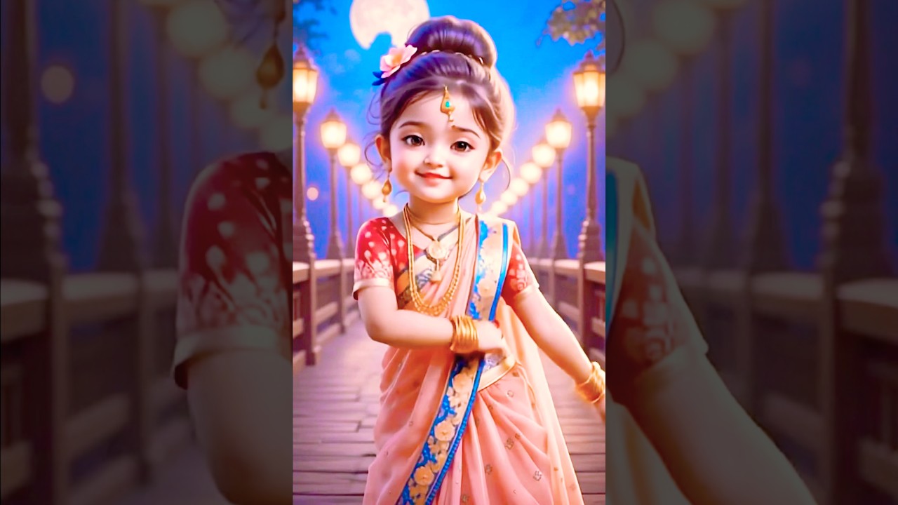 Traditional Baby Girl Dance in Saree | Adorable Indian Cultural Performance 
