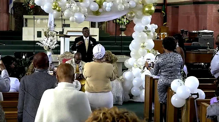 50TH WEDDING AFFIRMATION BISHOP AND FIRST LADY SUT...