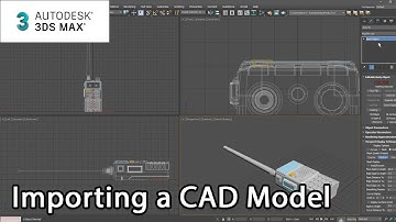 Product Visualization in 3ds Max: Importing a CAD Model - Lesson 1 / 15