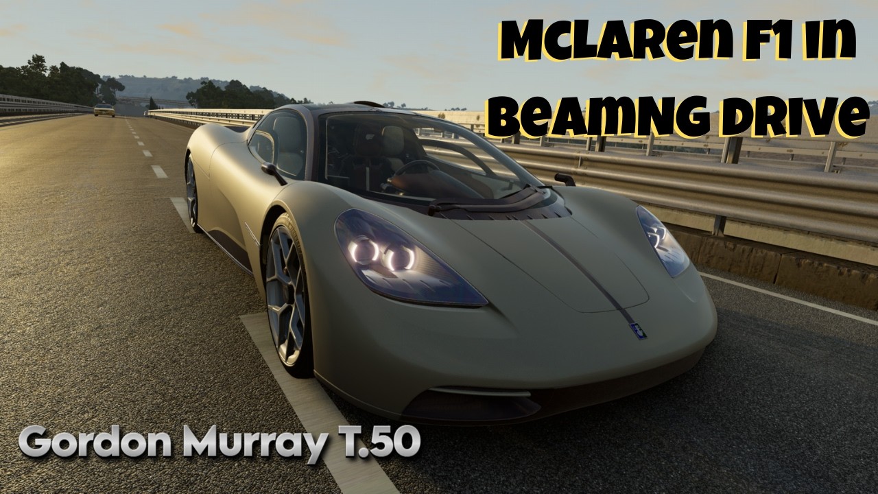 Gordon Murray T.50 supercar BeamNG mod review