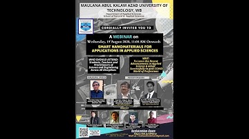 SMART NANOMATERIALS FOR APPLICATIONS IN APPLIED SCIENCES (MAKAUT, WB)