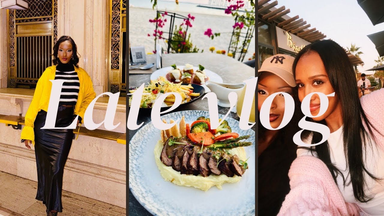 Vlog: Lunch in Abu Dhabi, Dinner in New York City💗✈️🍜