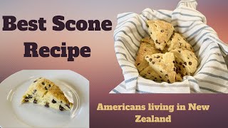 Americans living in New Zealand creates the perfect scone!