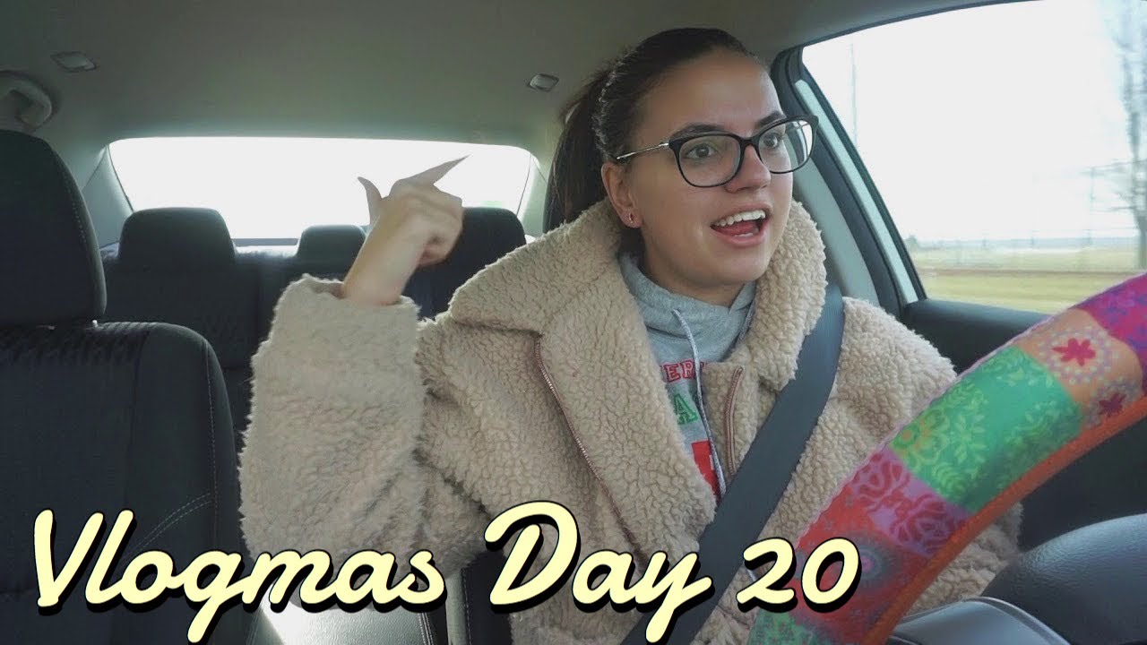 singing in my car and editing vlogmas day 20 YouTube