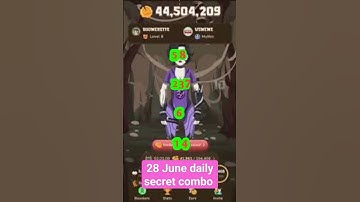 memefi 28 June daily combo cards l Memefi today secret combo Level 8Memefi coin combo