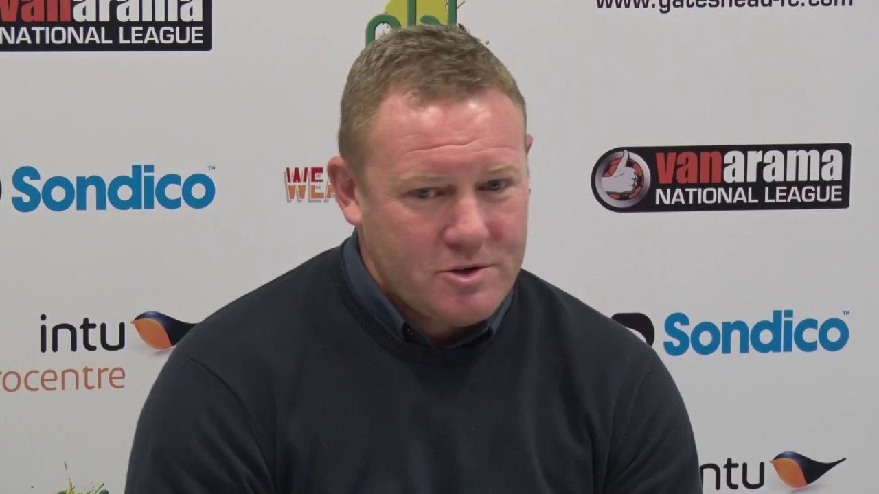 gateshead fc PRESS CONFERENCE | Steve Watson unveiled as new Gateshead manager