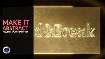 Cinema 4D - Volume Mesher, Splines and Dynamics  (Part 2)