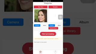 AI face changing: Girl turns into Christmas girl screenshot 1