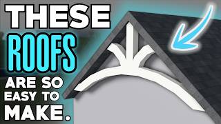How to make Bloxburg Roof GABLE DECORATIONS & BRACKETS!