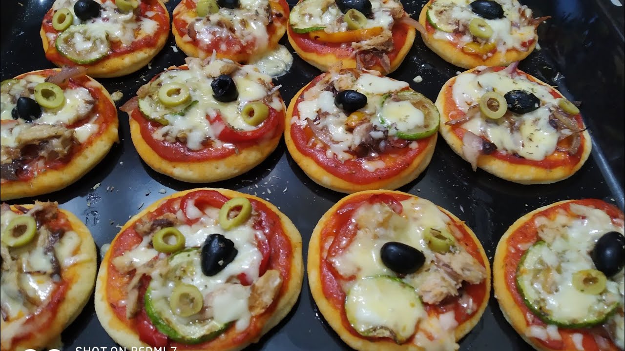 هادي أنجح وصفة ميني بيتزا 👌 بدون بيض ولا مجهود مع سر اللذة 🔥