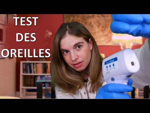 [ASMR] : test auditif des oreilles avec nouvelle médecin ORL - Roleplay docteur soft spoken