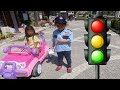 Arabayla Hızlı Giden Masalı Polis Durdurdu! Kids Pretend Play police stops speed car