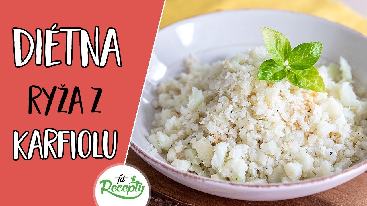 Diétna ryža z karfiolu fit recept YouTube