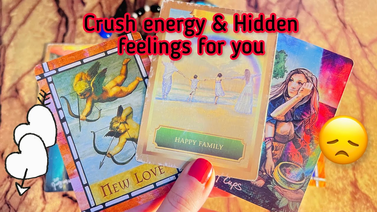 Crush current energy 💕| Hidden feelings of your crush 🥰| Hindi tarot ...