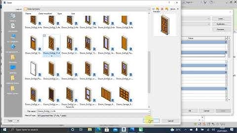 1.6 Doors and windows in Revit 2021