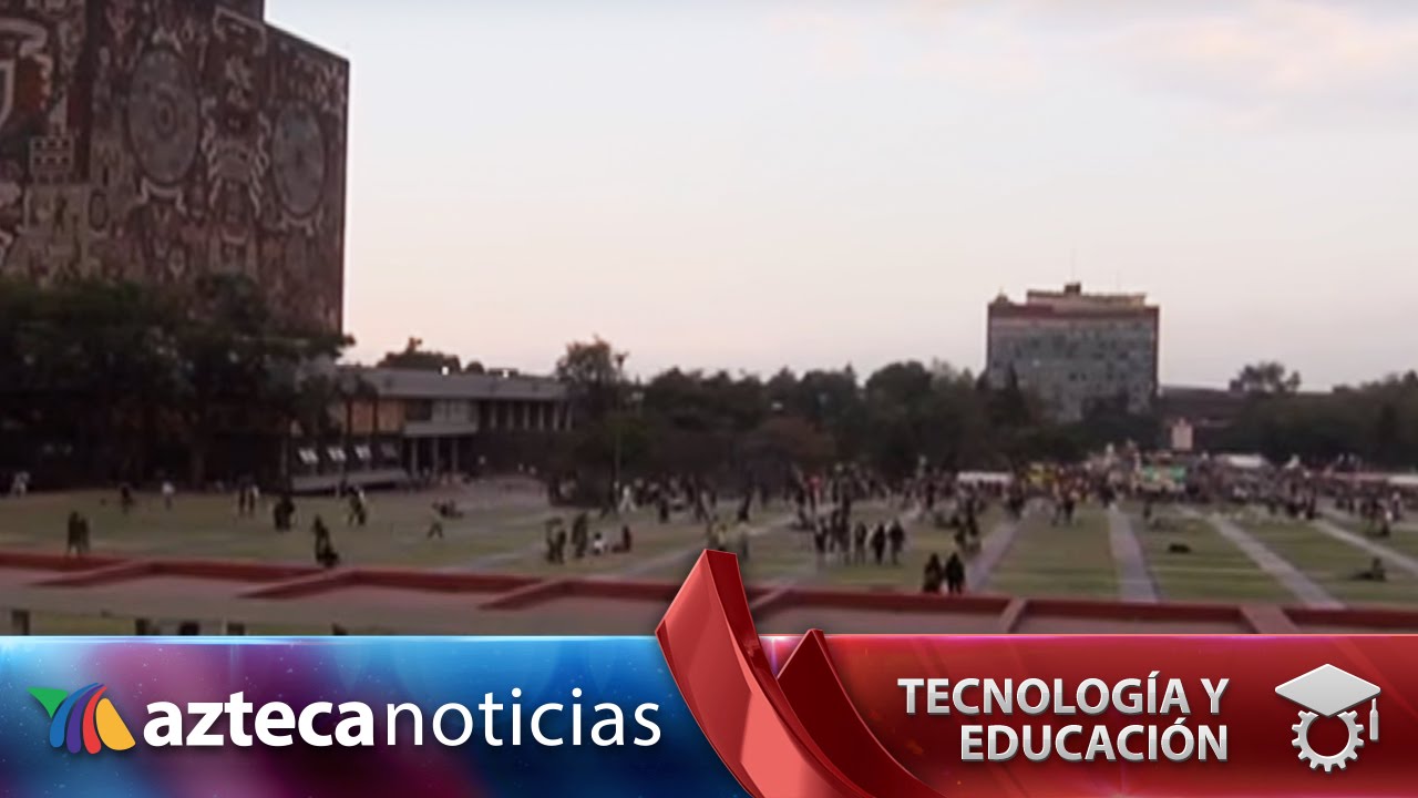 Regresan a clase 350 mil estudiantes de la UNAM - YouTube