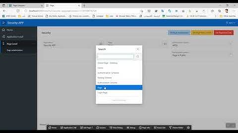 Oracle APEX :How to change Page Authorization Scheme on runtime with ( English subtitle )
