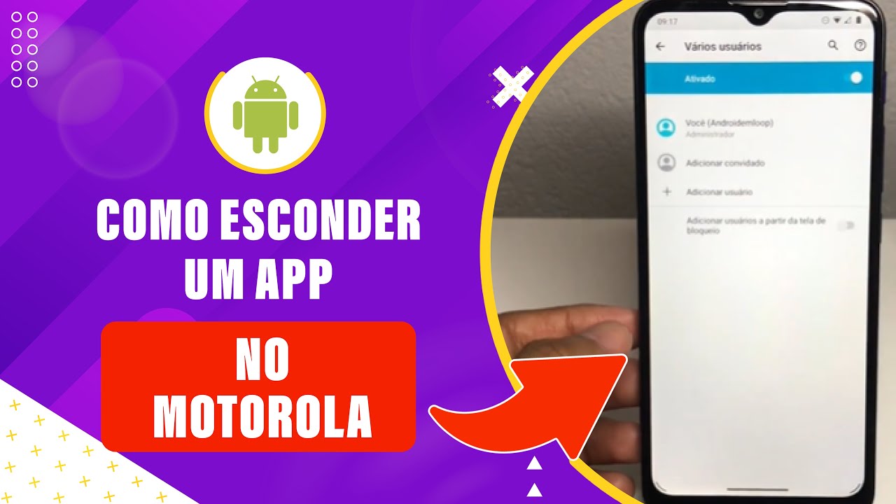 Como faço para esconder um aplicativo no celular Motorola? - YouTube
