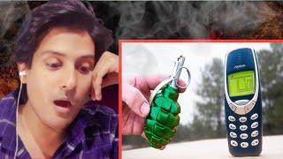 Indian Reaction:- EXPERIMENT : Will The NOKIA 3310 Stand? NOKIA 3310 vs ,  Anas Reacts shorts