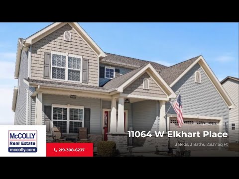 11064 W Elkhart Place, Crown Point, IN home video tour