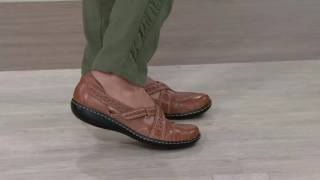 Clarks Leather Slip-on Shoes - Ashland Spin on QVC