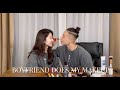 Boyfriend Does My Makeup Challenge + MV Lành Tính Sợ Gì Tình Lánh REACTION!