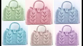 SUPER BONITO otro MODELO NUEVO HERMOSO BOLSO  a CROCHET IDEA NUEVA