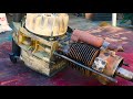 Stone drilling machine restoration | Restore and reuse of old and rusty 2-stroke engine rock drills