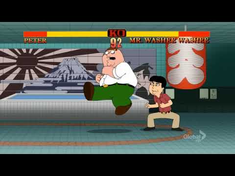Family Guy Street Fighter Peter Vs Mr Washee 