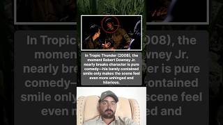 In Tropic Thunder 2008, The Moment Robert Downey Jr. Nearly Breaks Character Is Pure Comedy