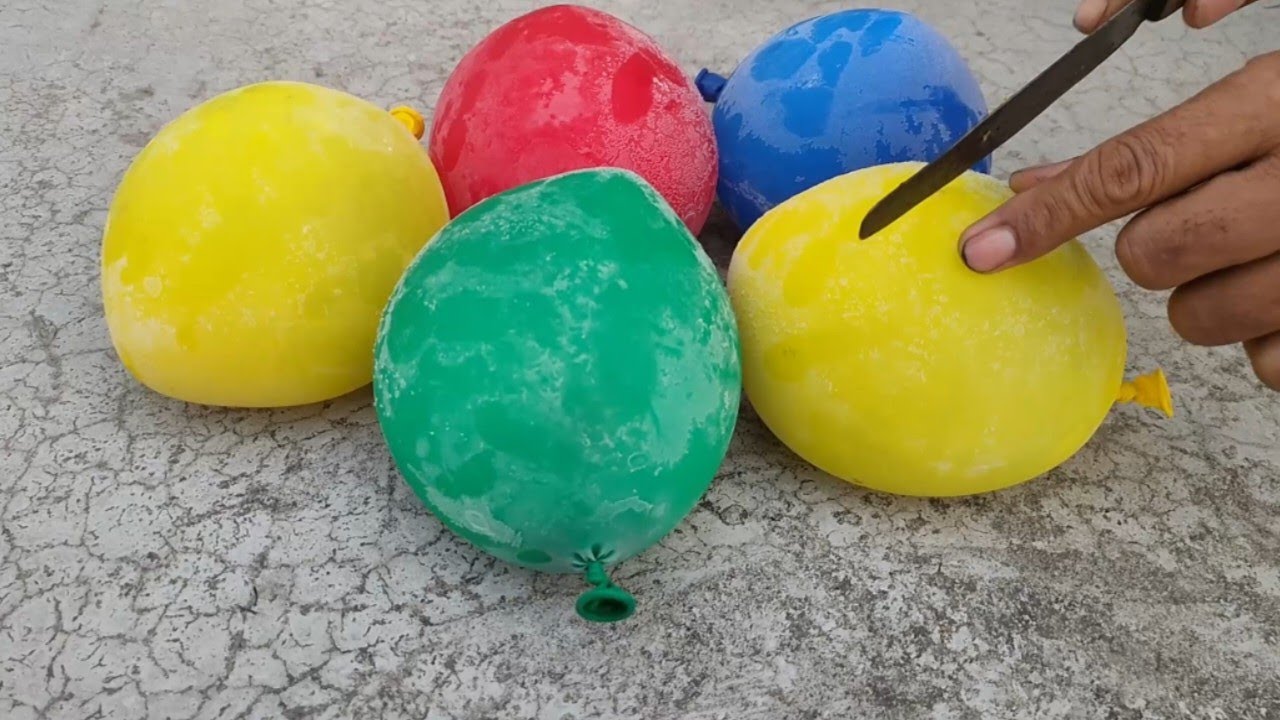 outdoor fun with ice ballon/outdoor fun with flower ballon/outdoor fun