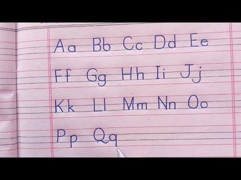 Handwriting practice for kids, Writing skills in english
