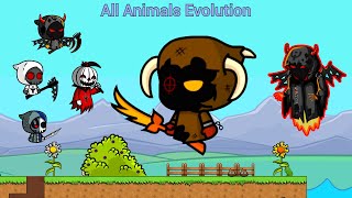 All Animals Evolution To Demon Of Horns Reaper (EvoWorld.io) screenshot 1