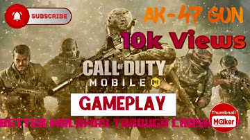 COD- MOBILE - Crash map walkthrough and guide with AK-47 gun