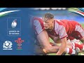 Scotland v Wales | 7 Try Thriller In Final Game! | Highlights | Six Nations Under-20s