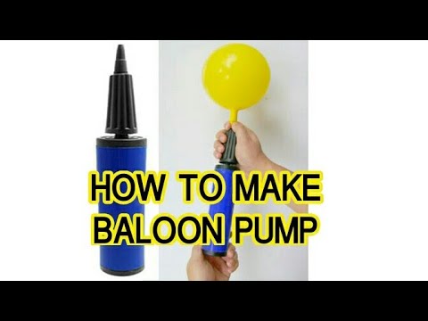 how to make balloon pump machine - YouTube