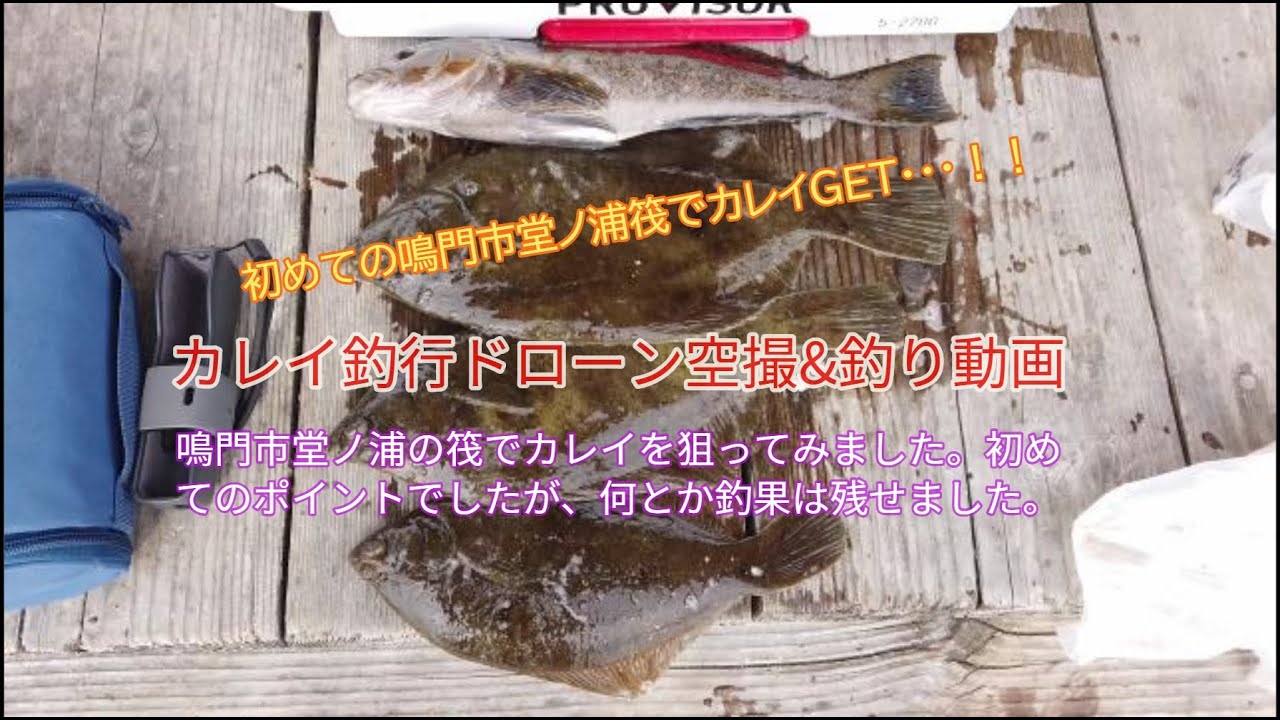 投げ釣り 21年2月12日 筏カレイ釣行動画空撮 徳島県鳴門市堂ノ浦 Youtube