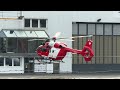 Eurocopter H145 MBB BK117 D-3  HB-TIJ Rega takeoff Sion airport Valais Switzerland 22.01.2026