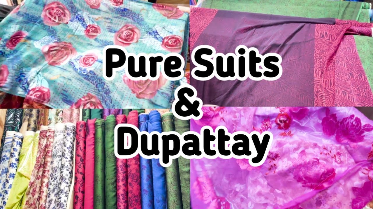 Pure Suits & Dupattay | Saddar Bazar Peshawar | @Waqas_Vlogs786 