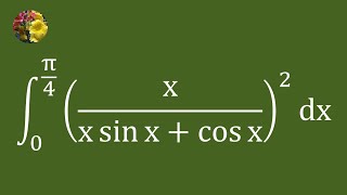 Evaluating the definite integral using algebraic manipulation