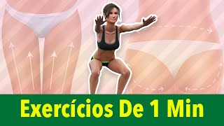 Exercícios De 1 Minuto Para Pernas E Glúteos: Tonificar E Levantar