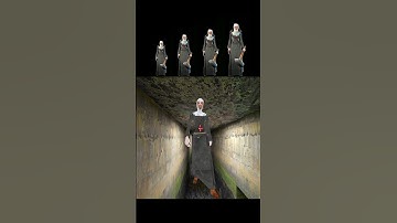 Small to Big Size Evil Nun Granny Mod Animation
