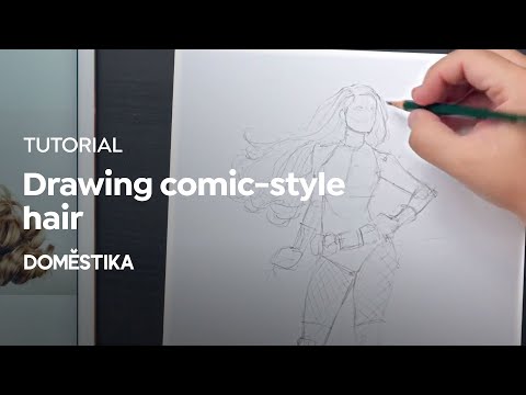 Tutorial de como desenhar cabelos