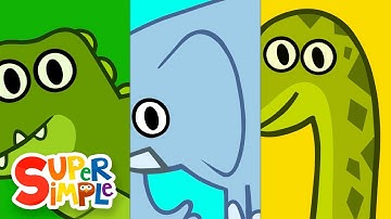 Turn & Learn ABCs - ANIMALS! | ​​🌈 Super Simple ABCs